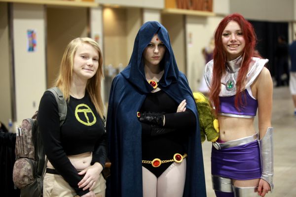 Teen Titans cosplayers