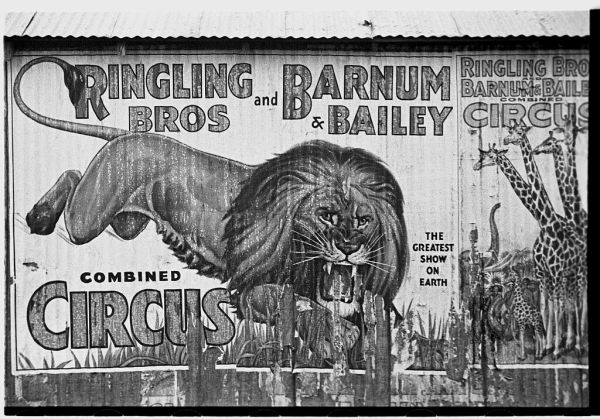No Known Restrictions: Barnum & Bailey Circus Poster, Alabama by Walker Evans (LOC)