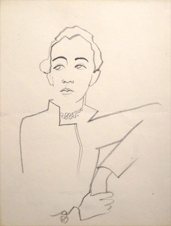 'Elsa Schiaparelli' de Jean Cocteau (musée des arts décoratifs, Paris)