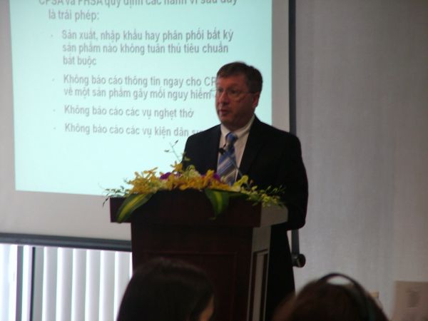 John Boja Speaks at VIFA, March 12, Saigon, Vietnam