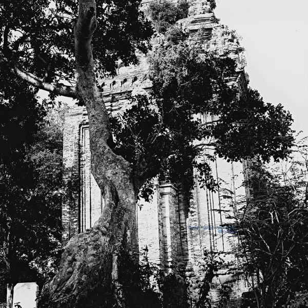Ponagar Champa Tower - Nha Trang, Khánh Hòa 1965 - Photo by Rodz & Conez (Pollution Lumière)
