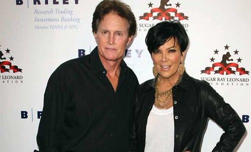 Brune and Kris Jenner