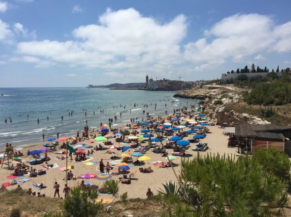 Balmins beach, Sitges