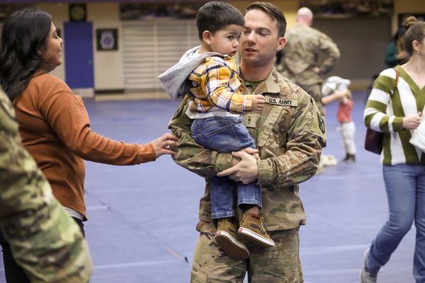 1IBCT, 10th Mountain Division Soldiers welcomed home during redeployment ceremony on Dec. 9, 2022.