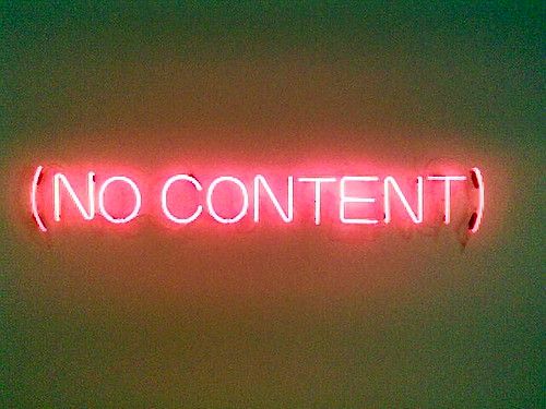 no content