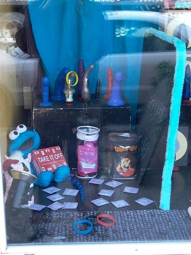 Toys in Babeland Window Display, October 2005, Halloween