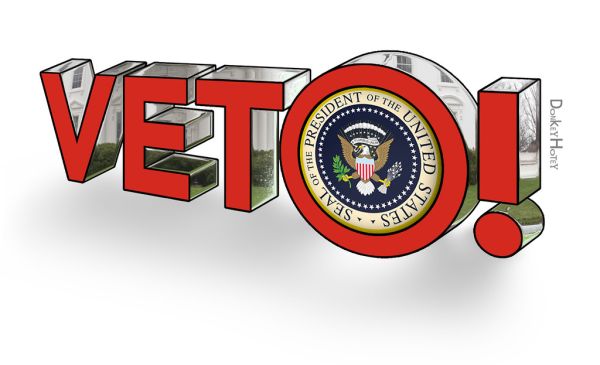 Veto! - 3d Illustration