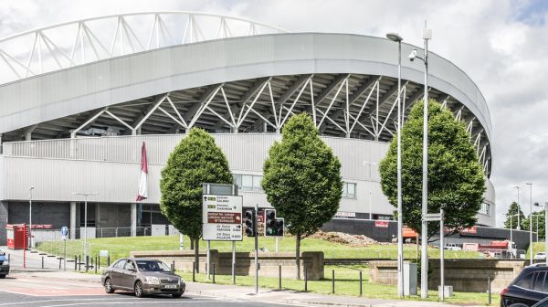 THOMOND PARK RUGBY STADIUM IN LIMERICK CITY
