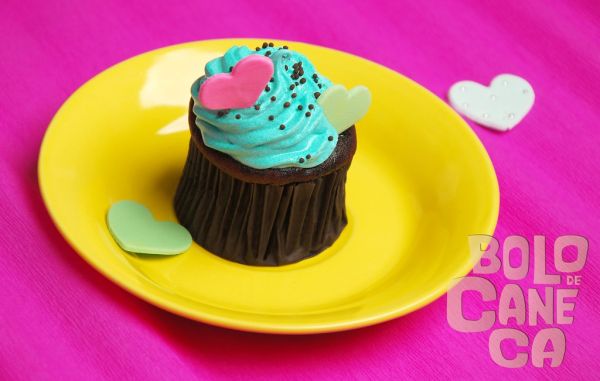 Cupcake Tifanny Coração