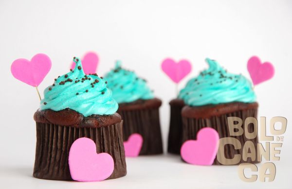 Cupcake Tifanny Coração