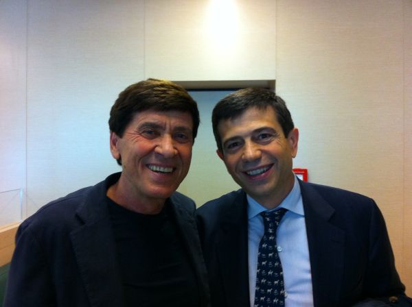 Con Gianni Morandi
