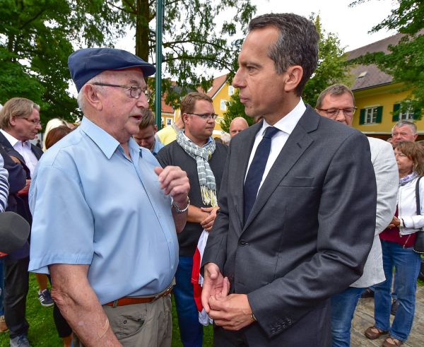 Wahlkampf-Tour: Bundeskanzler Kern in der Steiermark