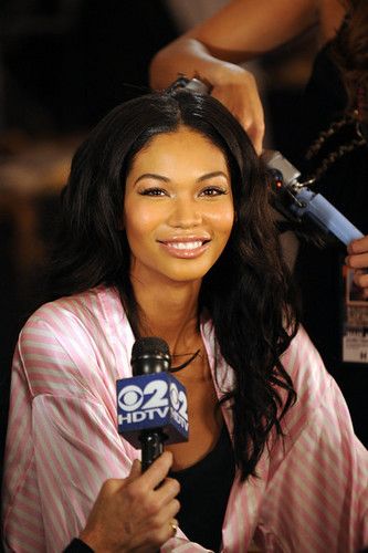 Chanel Iman at the Victoria's Secret Fashion Show