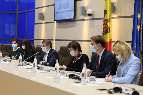 26.11 2021 – Întrevederea Președintelui Paramentului, Igor Grosu, cu Adina Vălean, comisarul UE pentru transporturi