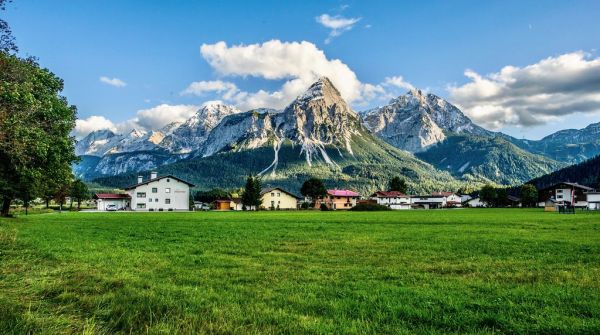 View Zugspitze from Austria