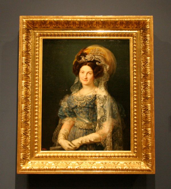 María Cristina de Borbón, Queen of Spain 1830 by Vicente López
