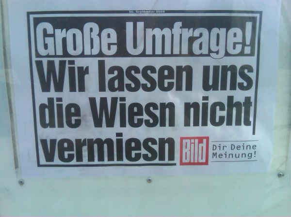 Kampfansage an Al Qaida: Wir lassen uns die Wiesn nicht vermies(e)n