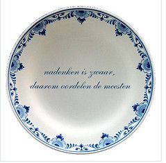 Nadenken is zwaar