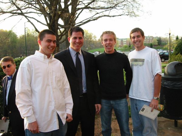 Ricky, Michael Dell, Nick and Brian