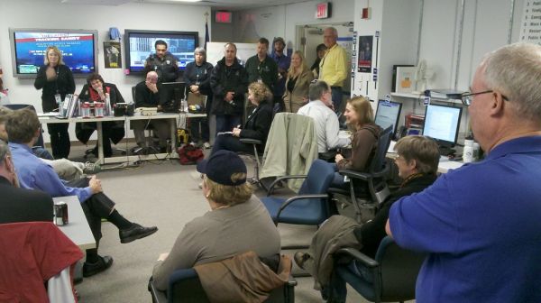 Staff at work in County EOC