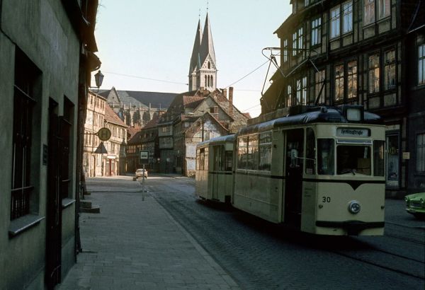 1980-05. Halberstadt, Straßenbahn
