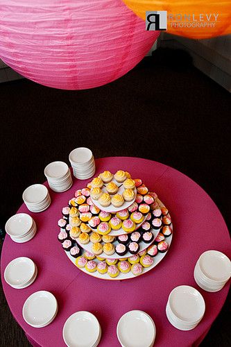 Bat Mitzvah cupcakes