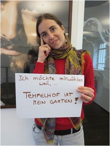 Fotoaktion 'Wahlrecht für Alle, weil...' bzw. 'Ich möchte wählen, weil...'