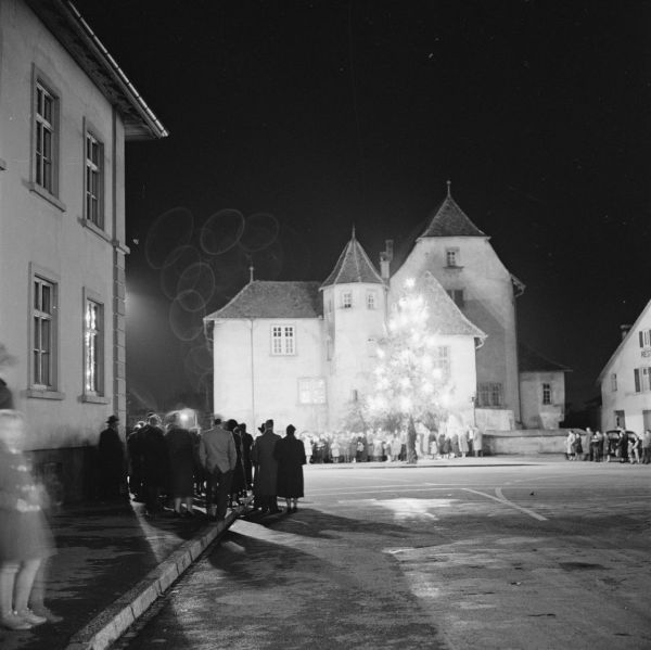Fotografie, Pratteln, offenes Weihnachtssingen, Schlossplatz