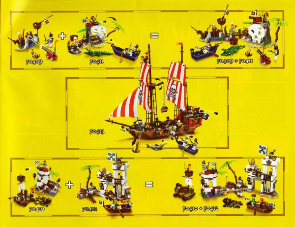 LEGO Pirates Sets Joining Instructions