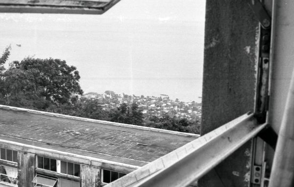 Freetown, Sierra Leone (West Africa) from an apartment near Fourah Bay College