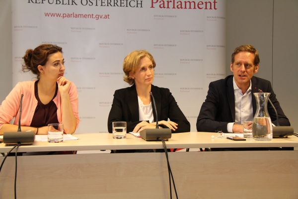 Pressekonferenz zur Sondersitzung des Nationalrates zur BVT-Affäre am 8.Juni 2018
