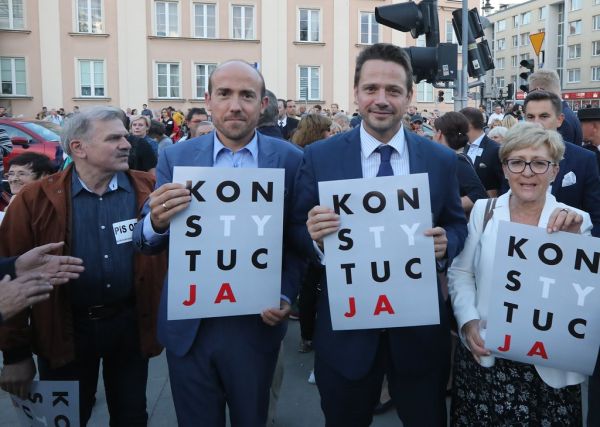 Protest w obronie niezależności Sądu Najwyższego