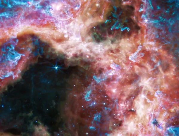 A Cosmic Tarantula, Caught by NASA’s Webb
