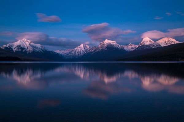 Alpenglow at Lake McDonald 11.20.15