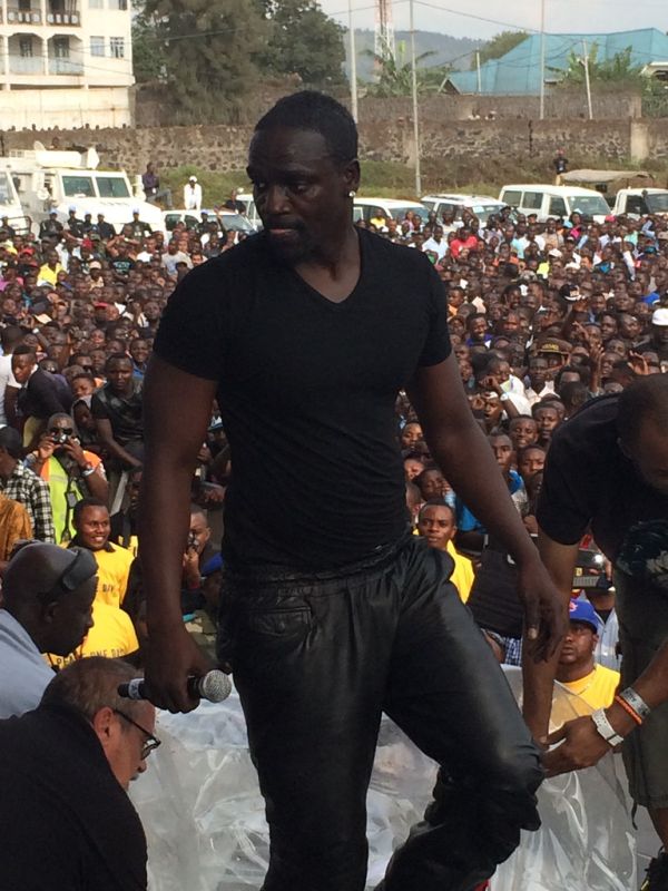 Le concert de Peace one Day à Goma, avec la vedette internationale Akon, a été le clou de cette journée