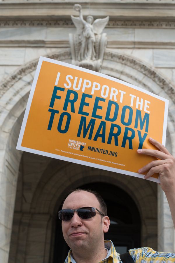 Same sex marriage vote in the Minnesota Senate
