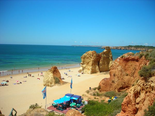 Praia do alemao em portimao