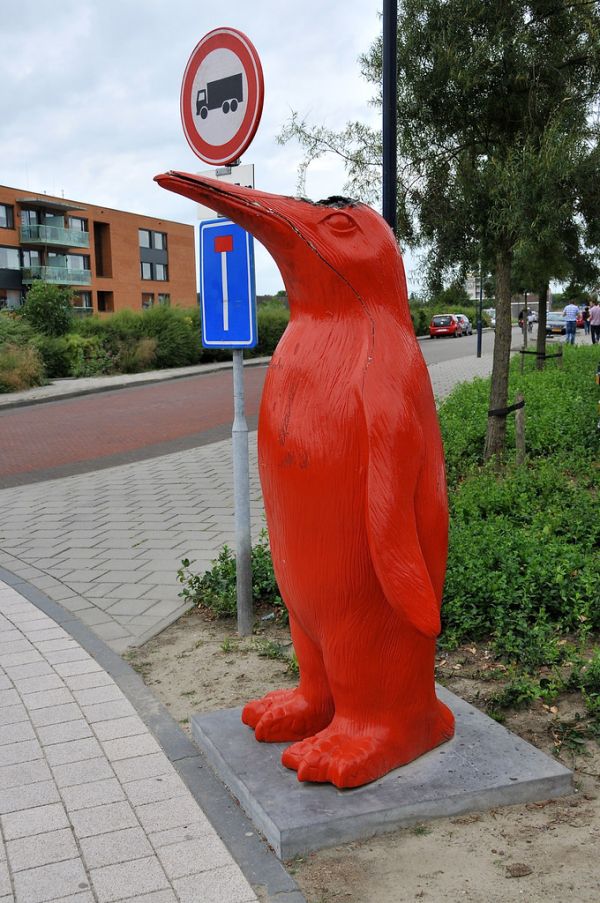 'Rode pinguïn' Breskens