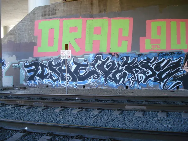 Fishe Versuz KOG Dracula SanFrancisco Graffiti Art