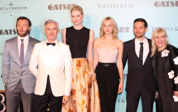 Joel Edgerton, Baz Luhrmann, Elizabeth Debicki, Carey Mulligan, Tobey Maguire and Catherine Martin