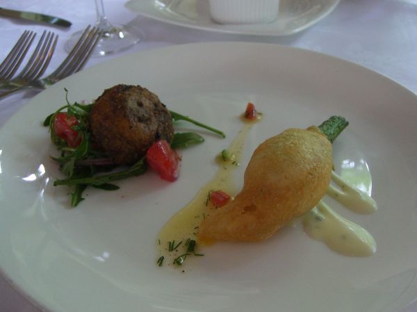 Cicek Zucchini Flower and Mantar Mushroom - degustation - Ottoman Cuisine