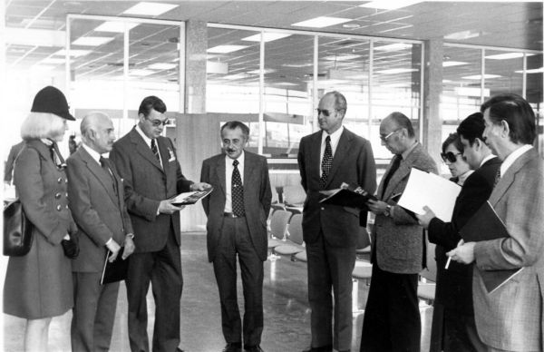 Inauguración del Puente Aéreo Madrid-Barcelona (1974)