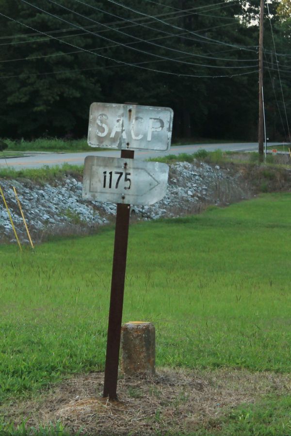 SACP Sign 1175 - Capshaw and Jeff Roads