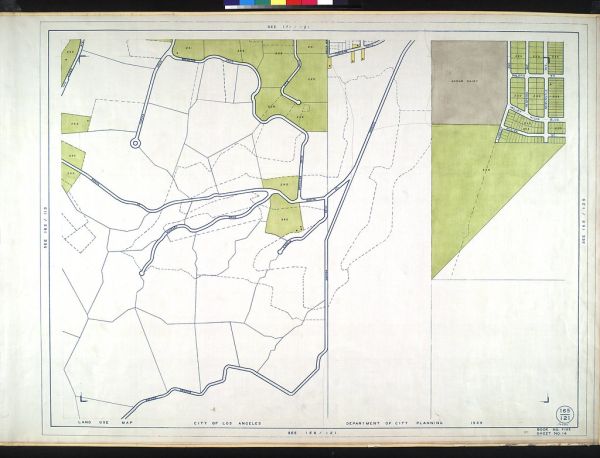WPA Land use survey map for the City of Los Angeles, book 5 (Santa Monica Mountains from Girard to Van Nuys District), s