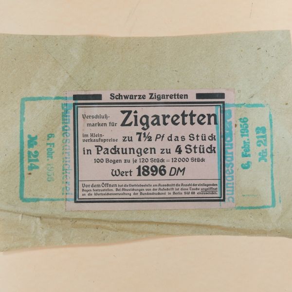 Tabaksteuer- Steuerbegünstigte Zigaretten